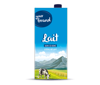 Dairy factory in Africa: pasteurized milk