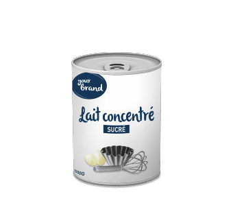 Dairy factory in Africa: condensed milk